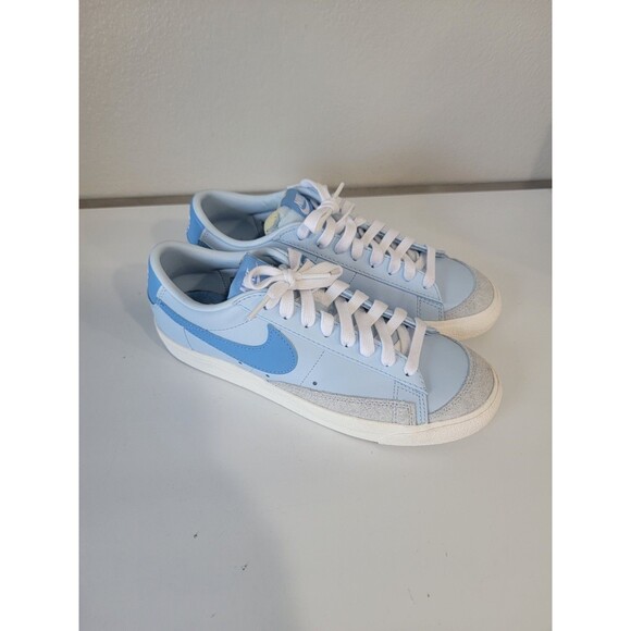 Nike Blazer Low \'77 Men 8 Vintage Celestine Blue Sail White Sneakers FD0281-400 main image 6